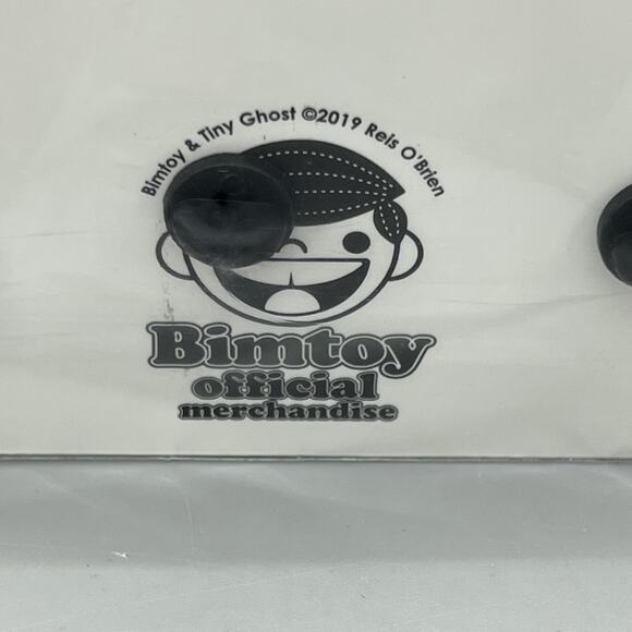 Bimtoy Tiny Ghost New York Comic Con Pin Set of 3 Pizza Hotdog Barista Vendor - Picture 3 of 4